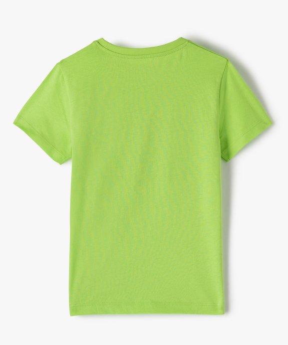 Tee-shirt garçon à manches courtes et grand imprimé vue3 - GEMO (ENFANT) - GEMO