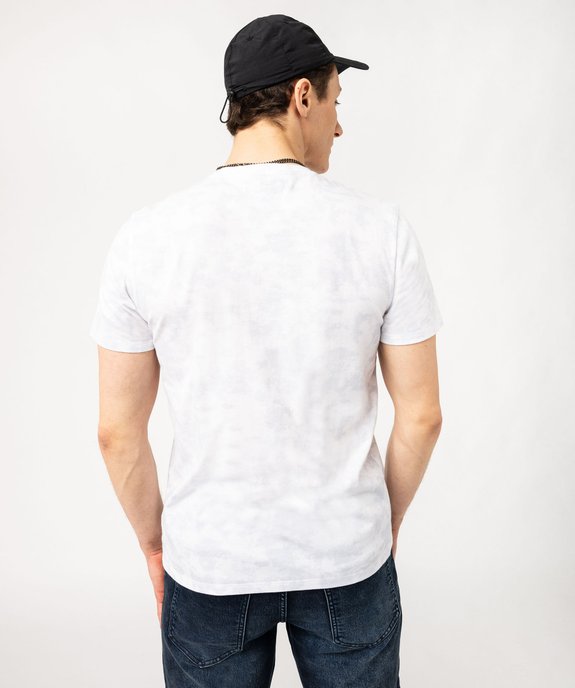 Tee-shirt manches courtes tie-and-dye imprimé homme - Bob l'éponge vue3 - BOB L EPONGE - GEMO