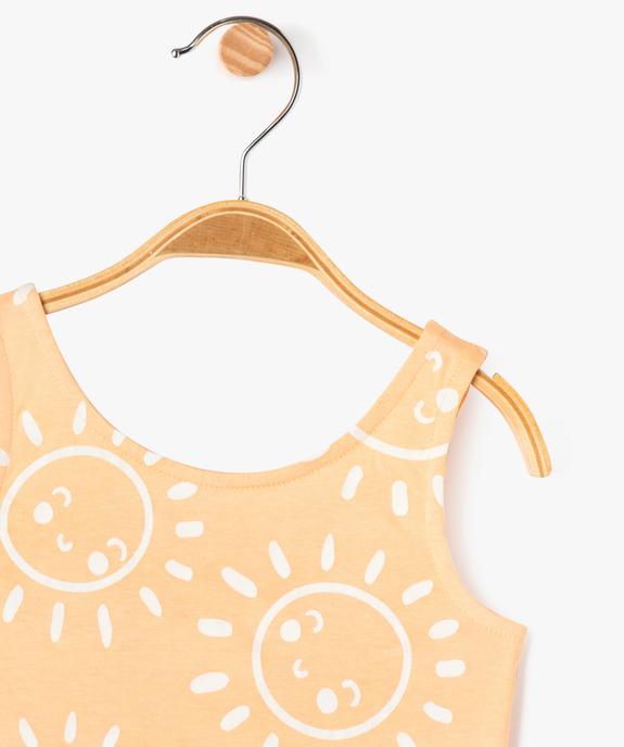 Robe imprimée à bretelles bébé fille vue2 - PREMIER PRIX BY GEMO - GEMO