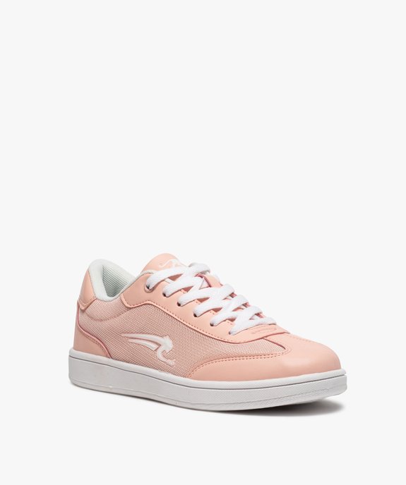 Baskets femme unies dessus mesh - Airness vue2 - AIRNESS - GEMO
