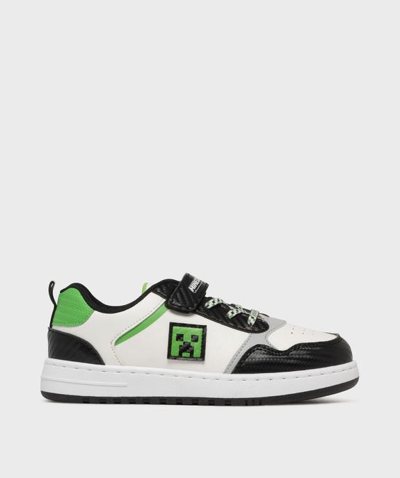 Baskets à scratch garçon - Minecraft vue1 - MINECRAFT - GEMO