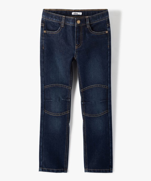 Jean garçon coupe Regular avec genoux renforcés vue1 - GEMO (ENFANT) - GEMO