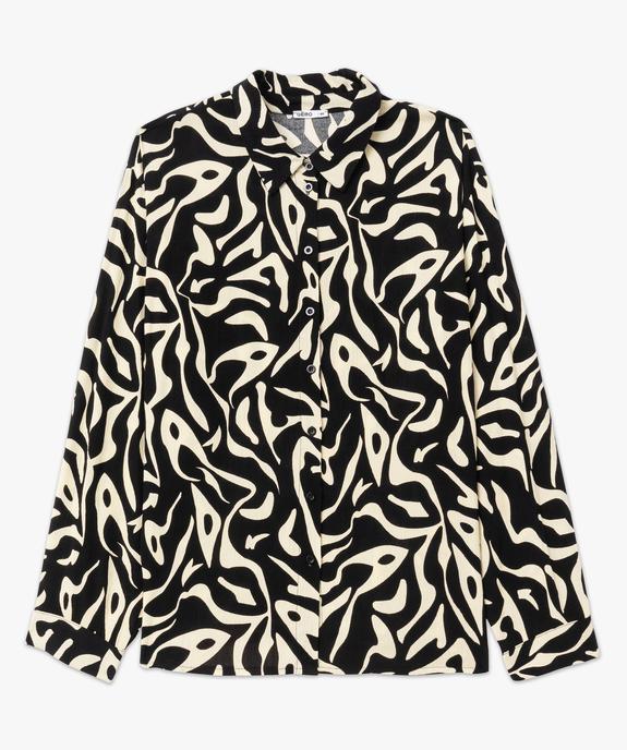Chemise imprimée femme grande taille vue4 - GEMO (G TAILLE) - GEMO