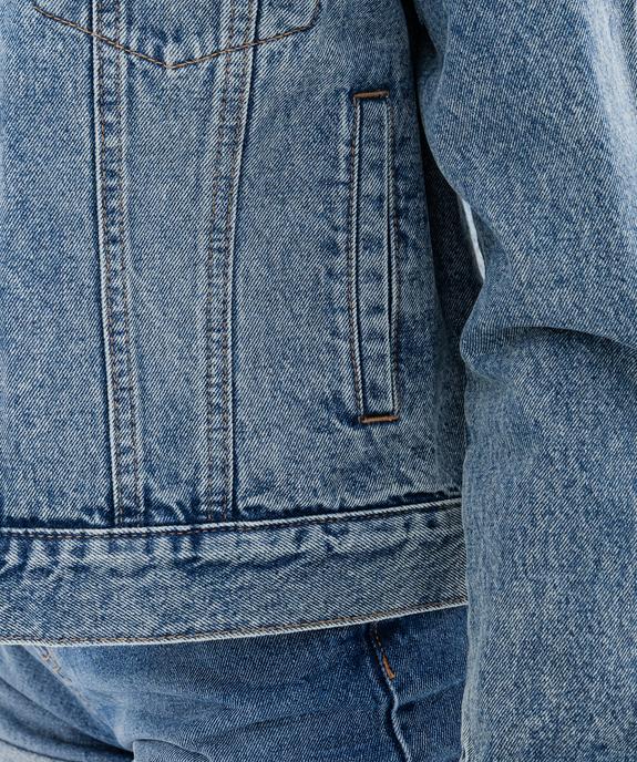 Veste en jean classique femme vue11 - GEMO 4G FEMME - GEMO