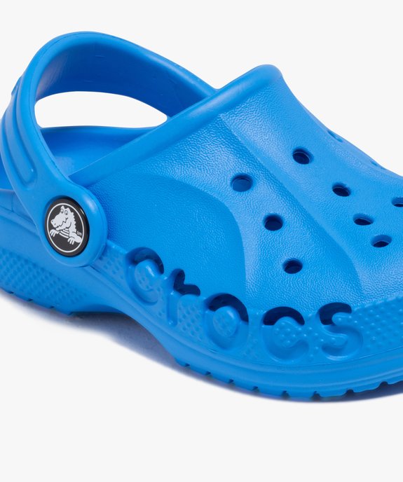 Sabots souples garçon dessus perforé et à lettres ajourées Baya - Crocs vue6 - CROCS - GEMO