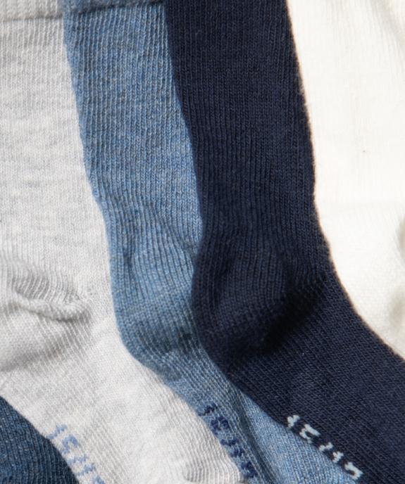 Chaussettes unies bébé garçon (lot de 5) vue2 - GEMO 4G BEBE - GEMO