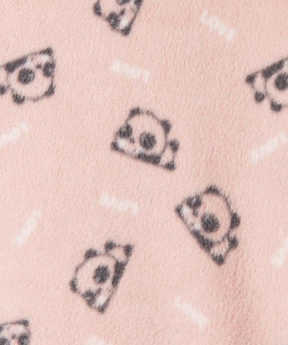 Pyjama 2 pièces en polaire imprimée fille vue4 - GEMO (ENFANT) - GEMO