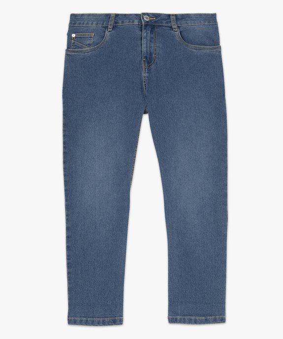 Pantacourt femme en jean extensible vue4 - GEMO 4G FEMME - GEMO