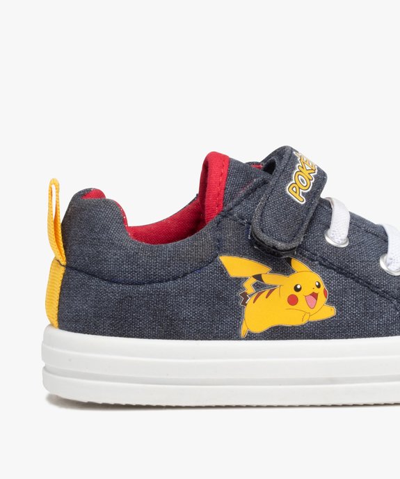Baskets garçon en toile imprimées Pikachu – Pokémon vue6 - POKEMON - GEMO