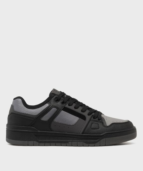 Baskets basses à lacets style skateshoes homme vue1 - 5 MILES - GEMO