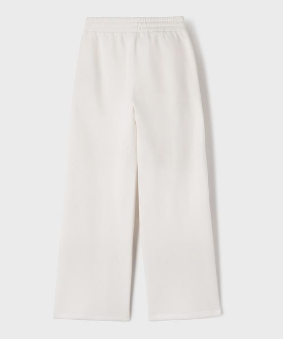Pantalon de jogging coupe droite fille vue3 - GEMO (JUNIOR) - GEMO