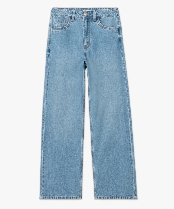 Jean femme coupe large taille haute vue4 - GEMO(FEMME PAP) - GEMO