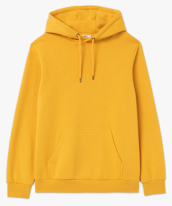 Sweat à capuche intérieur molletonné homme vue4 - GEMO 4G HOMME - GEMO