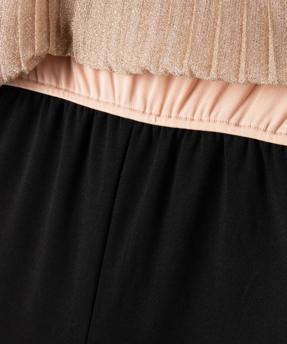 Combi-pantalon effet 2-en-1 à paillettes fille vue5 - GEMO (ENFANT) - GEMO