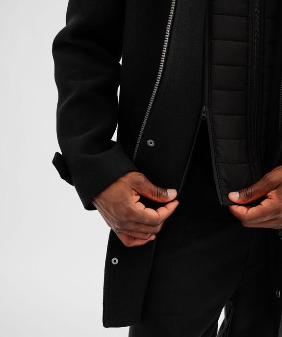 Manteau avec double col amovible homme vue3 - GEMO (HOMME) - GEMO