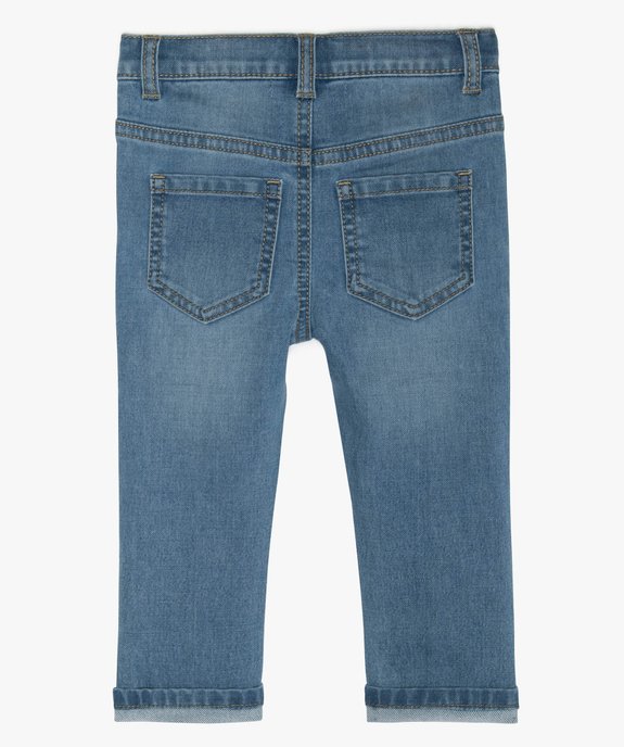 Jean bébé garçon slim en denim confort - Lulu Castagnette vue2 - LULUCASTAGNETTE - GEMO