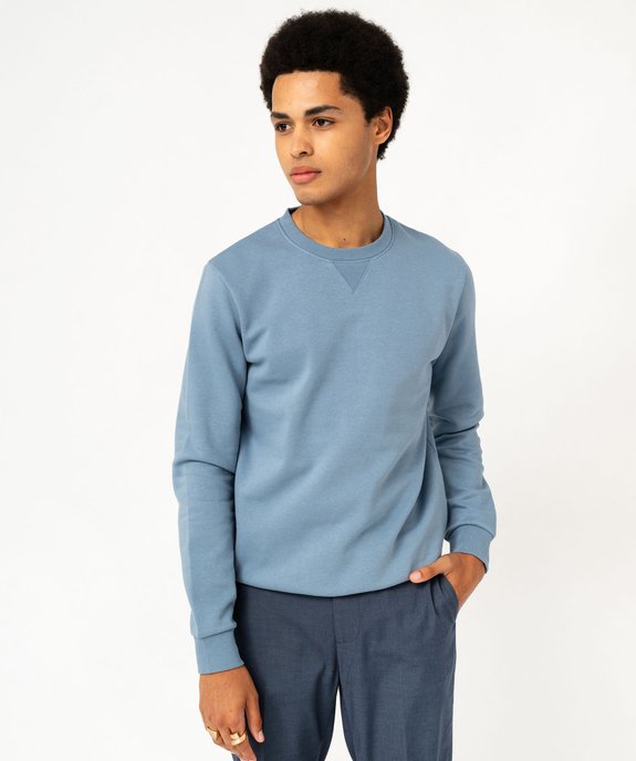 Sweat avec intérieur molletonné homme vue1 - GEMO 4G HOMME - GEMO