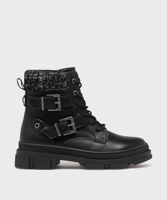 Bottines biker avec semelle crantée fille - Lovely Wings vue1 - LOVELY WINGS - GEMO