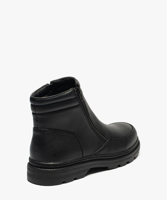 Boots double zip gamme confort homme vue7 - G'FLEX - GEMO