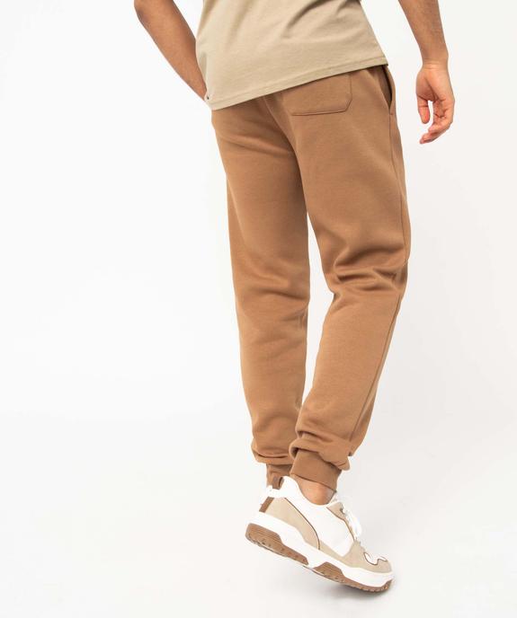 Pantalon de jogging molletonné homme vue3 - GEMO 4G HOMME - GEMO