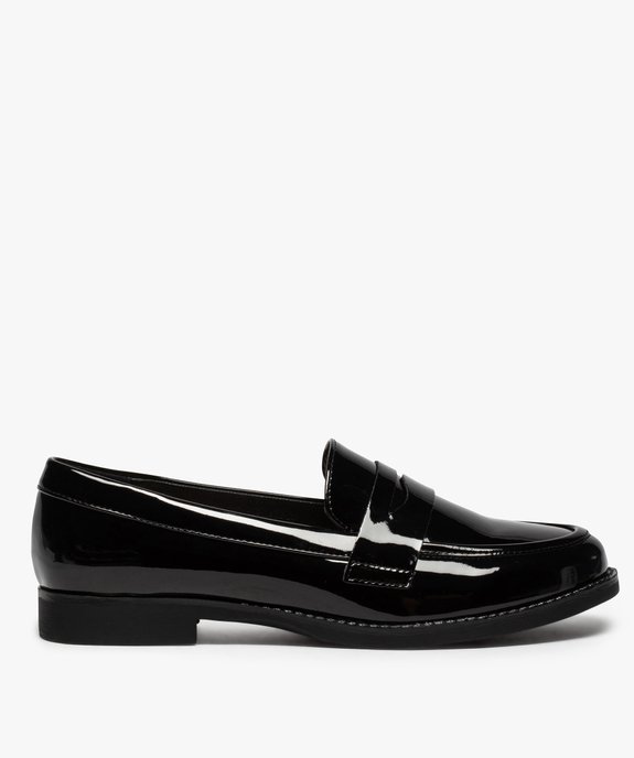 Mocassins femme vernis à talon plat style classique vue2 - VALENTINA BALDA - GEMO