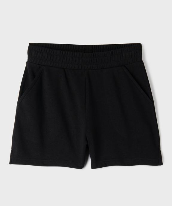 Short ample en maille French Terry fille vue1 - GEMO 4G FILLE - GEMO