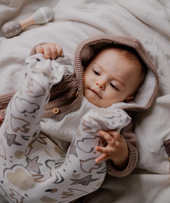 Pantalon à pieds et ceinture élastique en jersey bébé (lot de 2) vue5 - GEMO 4G BEBE - GEMO