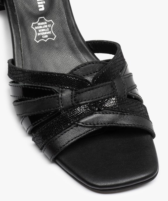 Sandales femme dessus fines brides en cuir – Pierre Cardin vue6 - PIERRE CARDIN D - GEMO