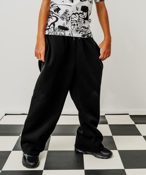 Pantalon de jogging large garçon vue6 - GEMO 4G GARCON - GEMO