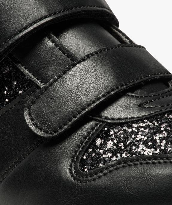 Baskets fille à strass avec talon compensé vue6 - GEMO (ENFANT) - GEMO
