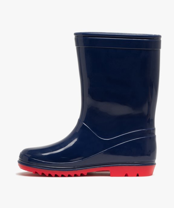 Bottes de pluie garçon à semelle contrastante - Dragon Ball Z vue3 - DRAGON BALL Z - GEMO
