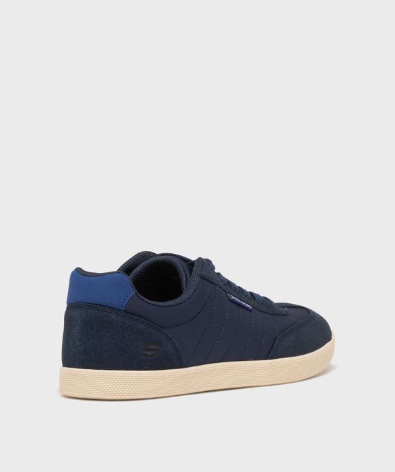 Tennis en toile à lacets homme - Skechers vue4 - SKECHERS - GEMO