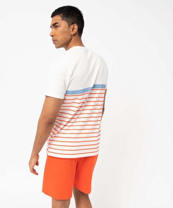 Pyjashort dépareillé homme vue3 - GEMO(HOMWR HOM) - GEMO