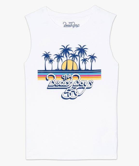 Tee-shirt femme sans manches imprimé The Beach Boys vue4 - FOLLOW ME - GEMO