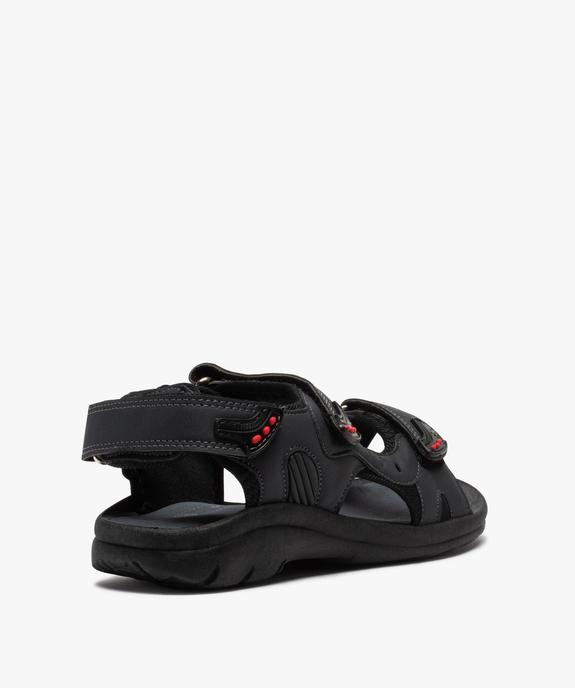 Sandales sport garçon à brides scratch vue4 - SANS MARQUE - GEMO