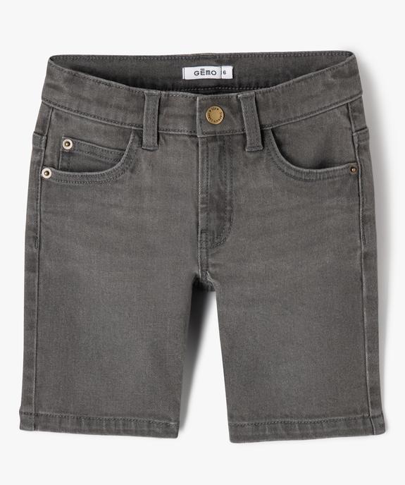 Bermuda garçon en jean vue1 - GEMO (ENFANT) - GEMO