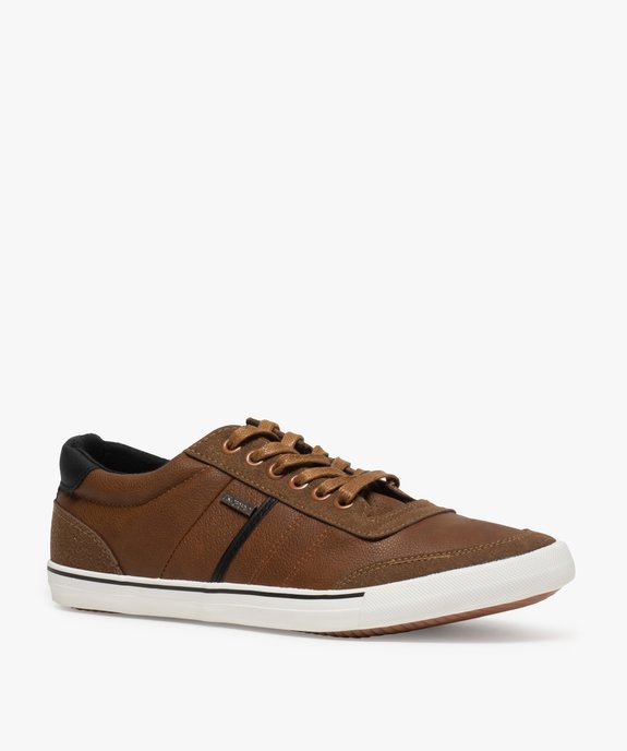 Baskets homme tige basse à lacets – Kappa vue2 - KAPPA - GEMO