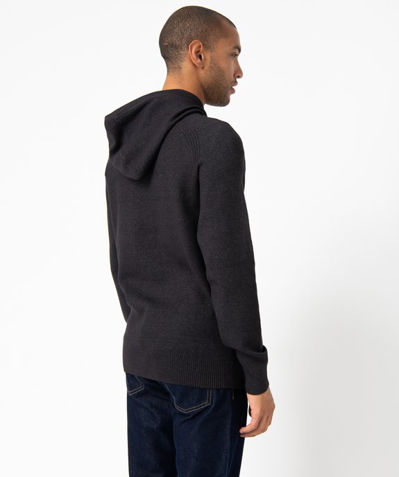 Pull homme à capuche esprit sweat vue3 - GEMO (HOMME) - GEMO