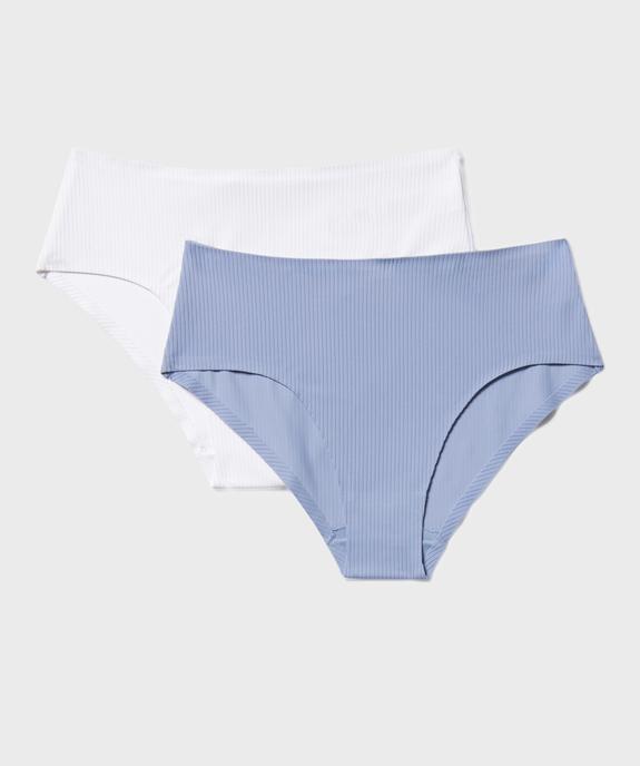 Shorties en maille côtelée fille (lot de 2) vue1 - GEMO (JUNIOR) - GEMO