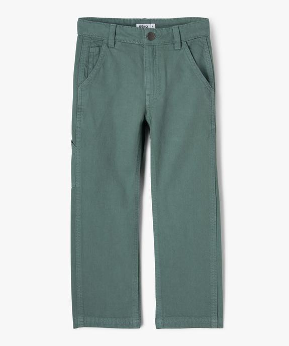 Pantalon large style charpentier garçon vue1 - GEMO (ENFANT) - GEMO