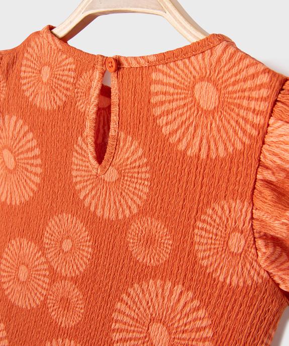 Débardeur imprimé avec volants aux emmanchures bébé fille vue2 - GEMO(BEBE DEBT) - GEMO