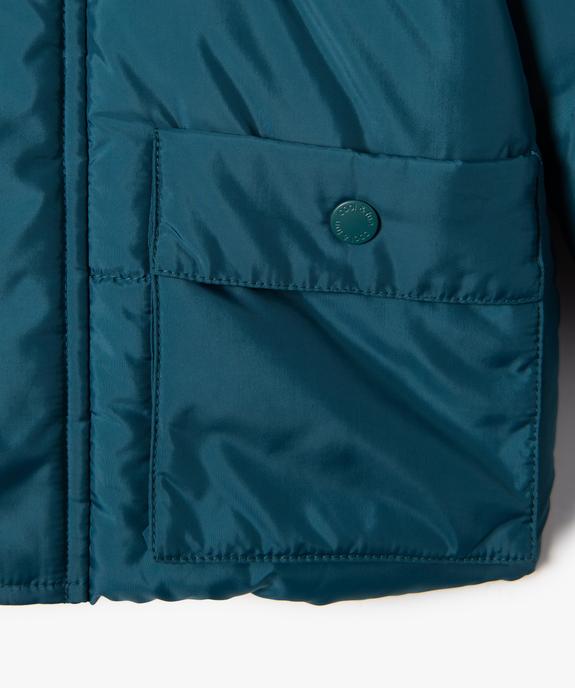 Blouson bébé garçon chaud à capuche et doublure polaire vue4 - GEMO 4G BEBE - GEMO