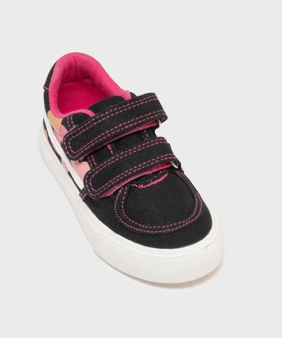 Tennis en toile fermeture scratch fille - Lovely Wings vue5 - LOVELY WINGS GEMO FOR GOOD - GEMO