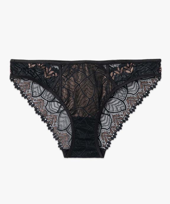 Culotte femme en dentelle vue4 - GEMO(HOMWR FEM) - GEMO