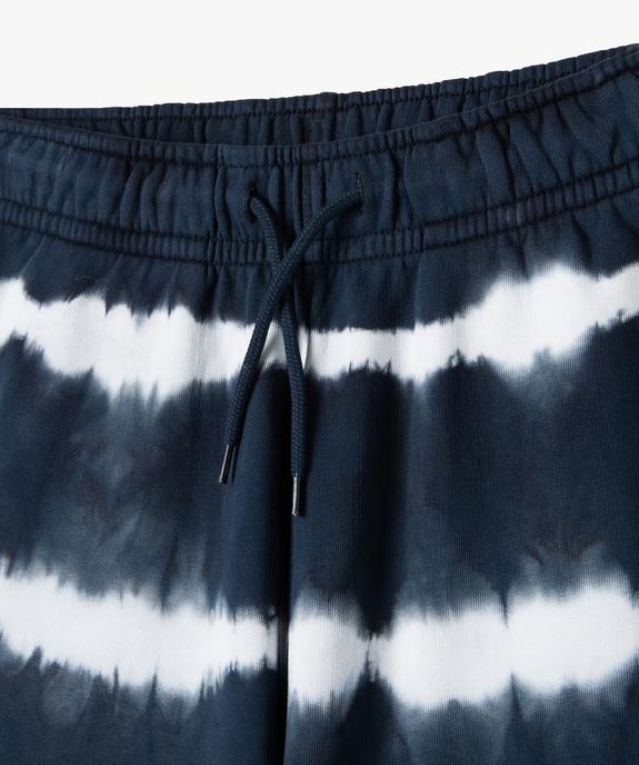 Bermuda de sport rayé effet tie and dye garçon vue2 - GEMO (JUNIOR) - GEMO