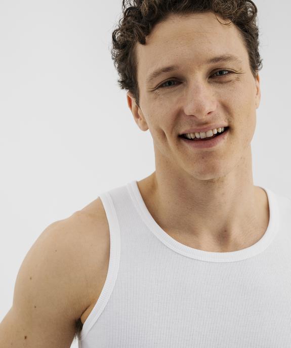 Débardeur en maille côtelée homme vue4 - GEMO 4G HOMME - GEMO