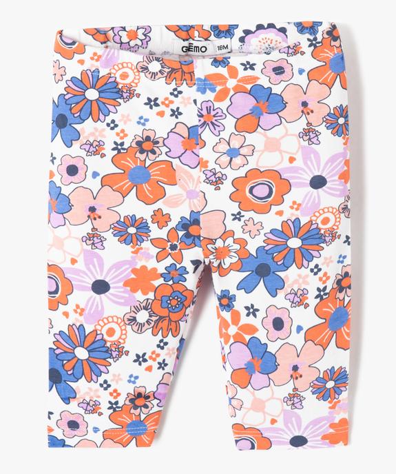 Legging bébé fille court à motifs vue1 - GEMO(BEBE DEBT) - GEMO