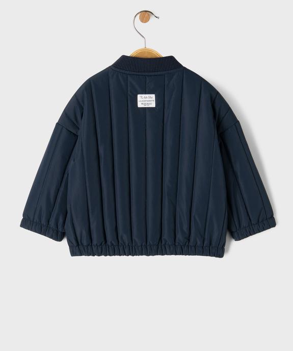 Blouson matelassé bébé garçon – LuluCastagnette vue3 - LULUCASTAGNETTE - GEMO