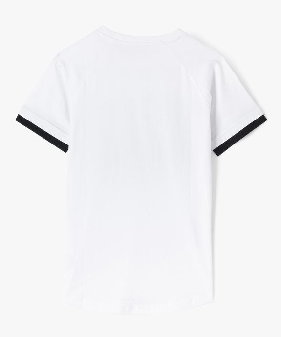 Tee-shirt à manches courtes imprimé avec touches scintillantes garçon vue3 - GEMO 4G GARCON - GEMO