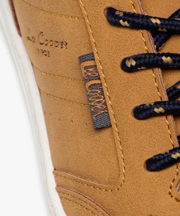 Baskets garçon à lacets bicolores et col denim – Lee Cooper vue6 - LEE COOPER - GEMO